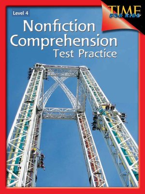 cover image of Nonfiction Comprehension Test Practice Level 4